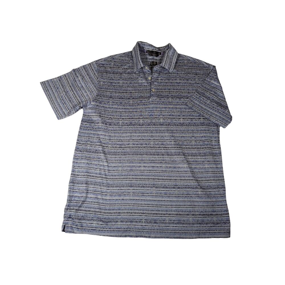 Tiger woods shirt szM mercerized cotton chest 44" Length 29"